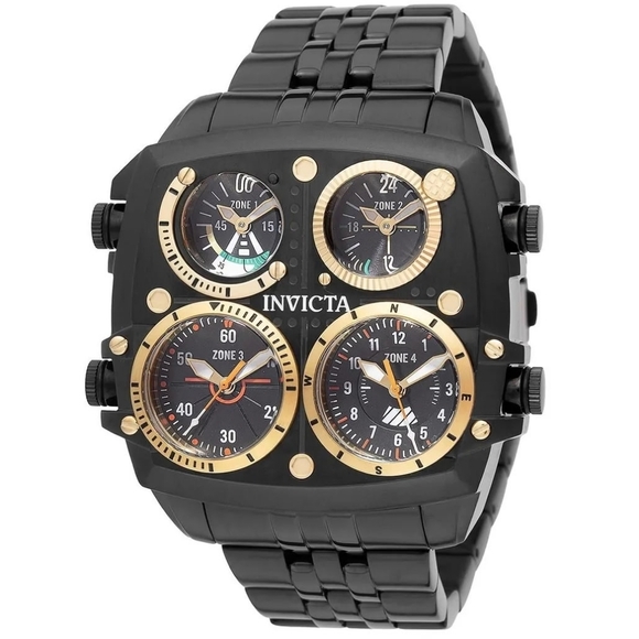 Invicta Aviator ZULU 4 TIME ZONE Mens Watch